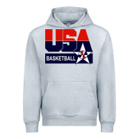 Heather Grey usa basketball Urban Hoodie - ArtChic