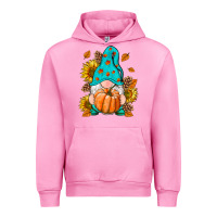 Fuchsia Pink Fall Gnome Urban Hoodie - RanaPortraitStore