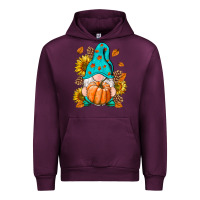 Mauve Wine Fall Gnome Urban Hoodie - RanaPortraitStore