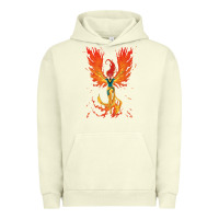 Pigment Pistachio X-Men Jean Grey Phoenix Cosmic Flames Urban Hoodie - ArtChic