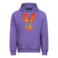 Tulip X-Men Jean Grey Phoenix Cosmic Flames Urban Hoodie - ArtChic