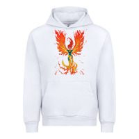 White X-Men Jean Grey Phoenix Cosmic Flames Urban Hoodie - ArtChic