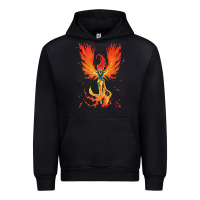 Black X-Men Jean Grey Phoenix Cosmic Flames Urban Hoodie - ArtChic