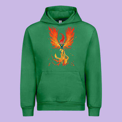 X-men Jean Grey Phoenix Cosmic Flames Urban Hoodie Designed By Artchic