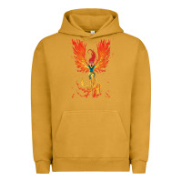 Pigment Peanut Butter X-Men Jean Grey Phoenix Cosmic Flames Urban Hoodie - ArtChic