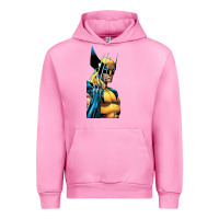 Fuchsia Pink wolverine 3 Urban Hoodie - ArtChic