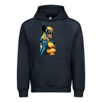 Navy wolverine 3 Urban Hoodie - ArtChic