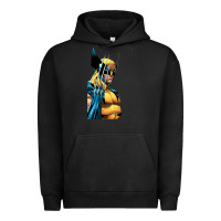 Pigment Black wolverine 3 Urban Hoodie - ArtChic