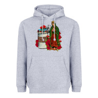 Heather Grey our lady of guadalupe coffee Heavyweight Hoodie - JahusDesignShop
