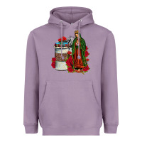 Lavender our lady of guadalupe coffee Heavyweight Hoodie - JahusDesignShop