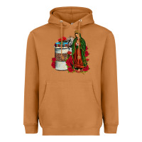 Meerkat our lady of guadalupe coffee Heavyweight Hoodie - JahusDesignShop