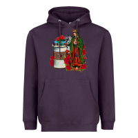 Plum our lady of guadalupe coffee Heavyweight Hoodie - JahusDesignShop