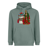 Sage our lady of guadalupe coffee Heavyweight Hoodie - JahusDesignShop