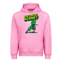 Fuchsia Pink the vintage green hornet Urban Hoodie - ArtChic