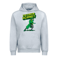 Heather Grey the vintage green hornet Urban Hoodie - ArtChic