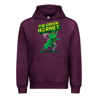 Mauve Wine the vintage green hornet Urban Hoodie - ArtChic