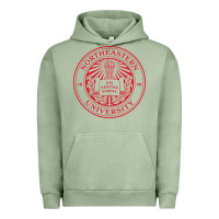 Pigment Oil Green Northeastern University Urban Hoodie - ArtChic