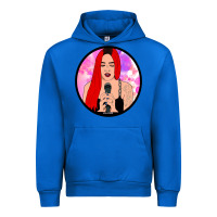 Cobalt red hair girl singing Urban Hoodie - ArtChic