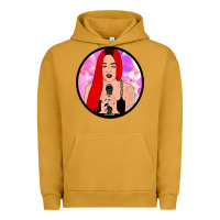 Pigment Peanut Butter red hair girl singing Urban Hoodie - ArtChic