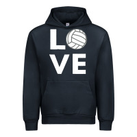 Navy girls love volleyball Urban Hoodie - ArtChic