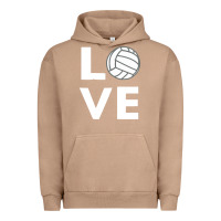 Pigment Burro girls love volleyball Urban Hoodie - ArtChic