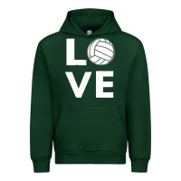 Forest Green girls love volleyball Urban Hoodie - ArtChic
