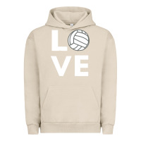Pigment French Oak girls love volleyball Urban Hoodie - ArtChic