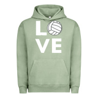 Pigment Oil Green girls love volleyball Urban Hoodie - ArtChic