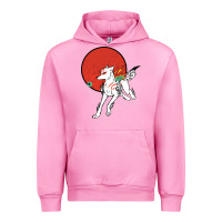 Fuchsia Pink Okami Urban Hoodie - ArtChic