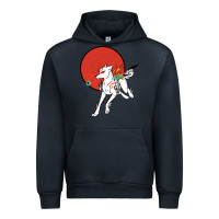 Navy Okami Urban Hoodie - ArtChic
