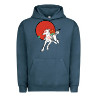 Pigment Midnight Navy Okami Urban Hoodie - ArtChic