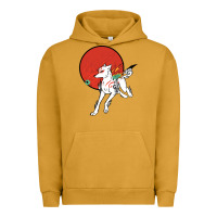 Pigment Peanut Butter Okami Urban Hoodie - ArtChic