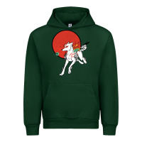 Forest Green Okami Urban Hoodie - ArtChic