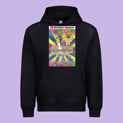 Different Drummer   Peter Max Urban Hoodie Designed By Artchic