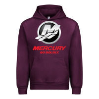 Mauve Wine Mercury Marine Outboard Boat Urban Hoodie - ArtChic