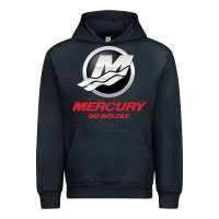 Navy Mercury Marine Outboard Boat Urban Hoodie - ArtChic