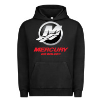 Pigment Black Mercury Marine Outboard Boat Urban Hoodie - ArtChic