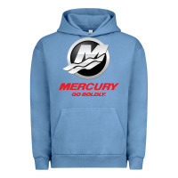 Pigment Pebble Blue Mercury Marine Outboard Boat Urban Hoodie - ArtChic