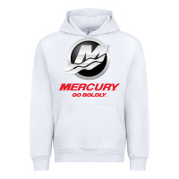 White Mercury Marine Outboard Boat Urban Hoodie - ArtChic