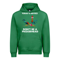 Emerald hei hei today's advice don't be a peckerhead Urban Hoodie - ArtChic