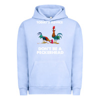 Pigment Grape Ice hei hei today's advice don't be a peckerhead Urban Hoodie - ArtChic