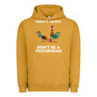 Pigment Peanut Butter hei hei today's advice don't be a peckerhead Urban Hoodie - ArtChic