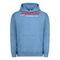 Pigment Pebble Blue Mercury Marine Outboard Boat Urban Hoodie - ArtChic
