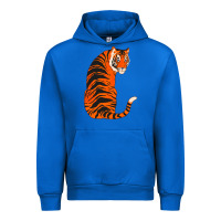 Cobalt tiger Urban Hoodie - ArtChic