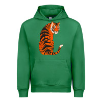 Emerald tiger Urban Hoodie - ArtChic