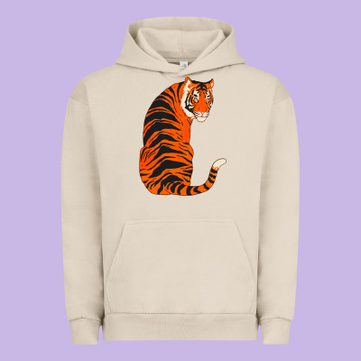 Tiger Urban Hoodie Designed By Artchic