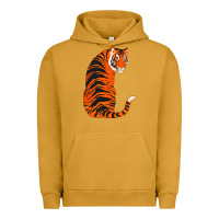 Pigment Peanut Butter tiger Urban Hoodie - ArtChic