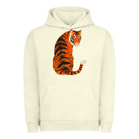 Pigment Pistachio tiger Urban Hoodie - ArtChic