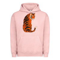 Pigment Salmon tiger Urban Hoodie - ArtChic