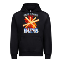 Black hot cross buns t shirt Urban Hoodie - ArtChic